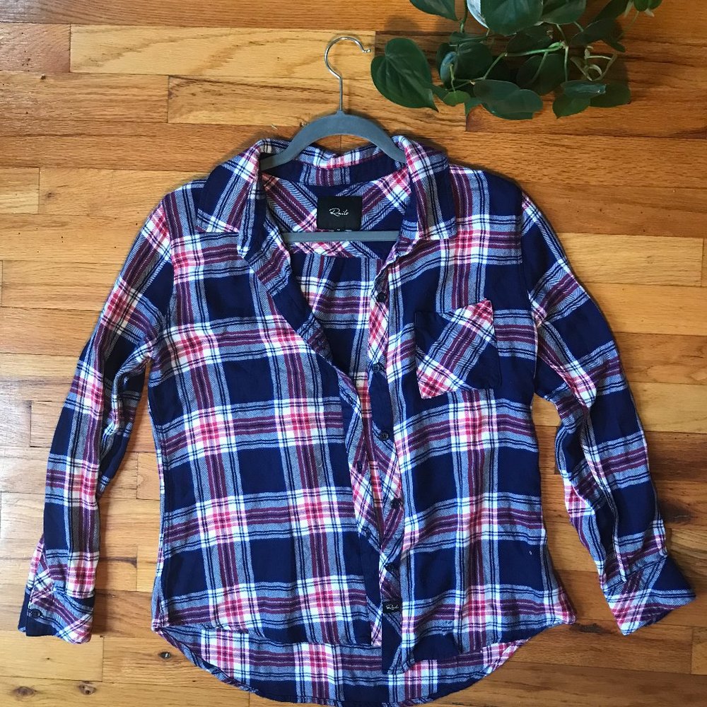 RAILS - long sleeve plaid button down Flannel